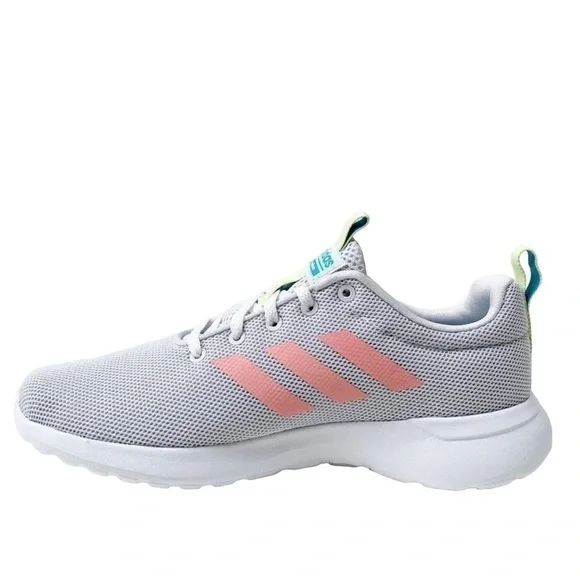 adidas Lite Racer CLN EG3049 Gray Pink Lace Up Running Shoes Size US 7.5 - Picture 2 of 12